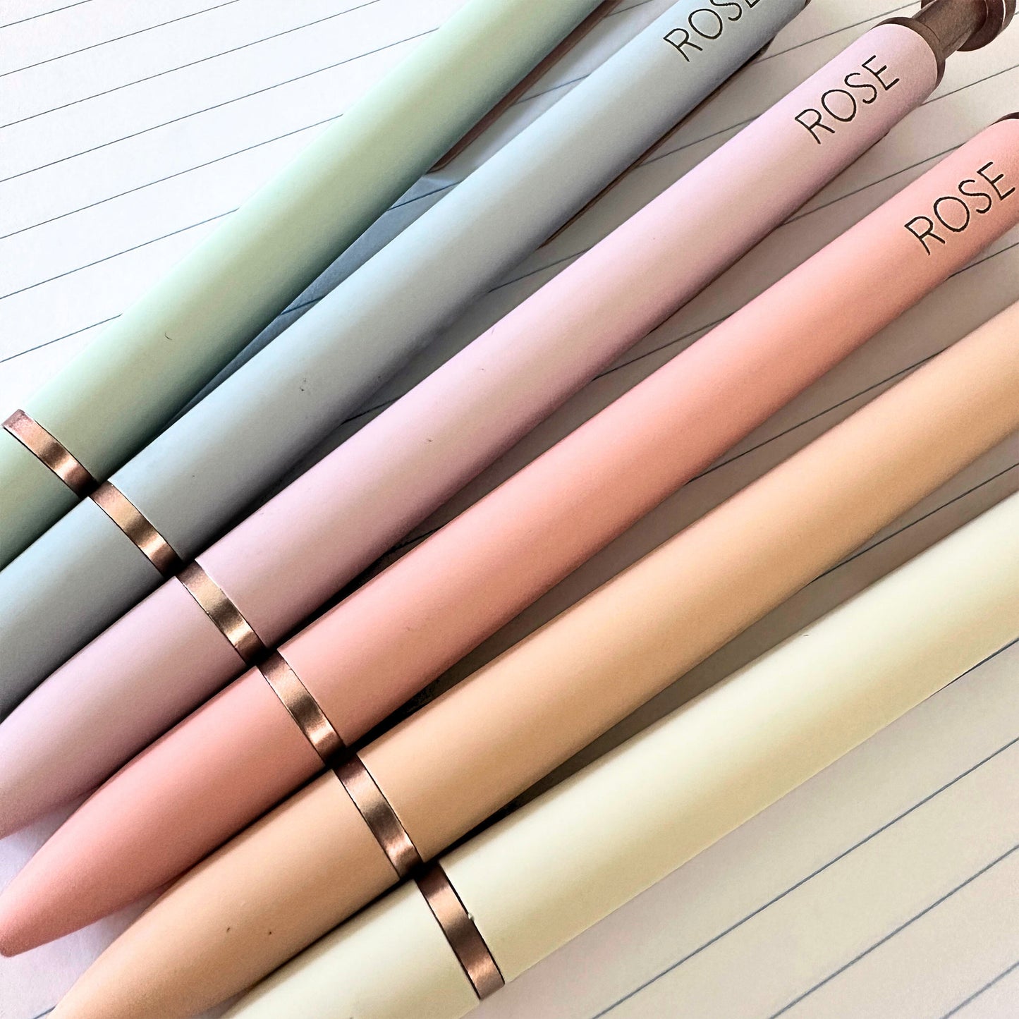 Custom Engraved Ballpoint Pens - Set of 6