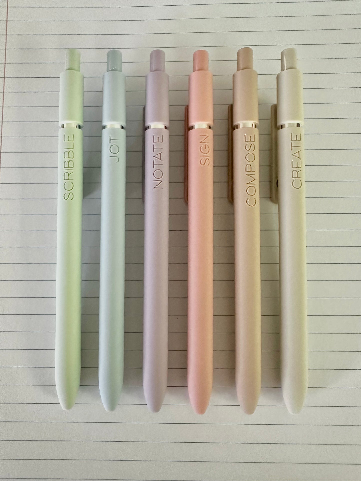 6-Pen Gift Set | Clever Ways to Write Soft Touch Gel Pens