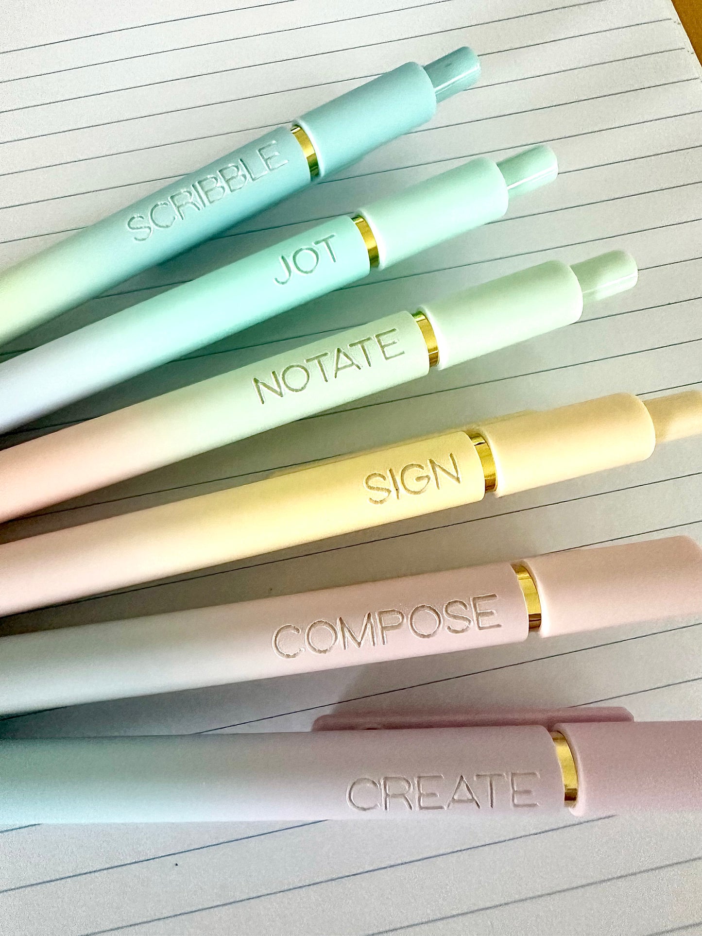 6-Pen Gift Set | Clever Ways to Write Soft Touch Gel Pens