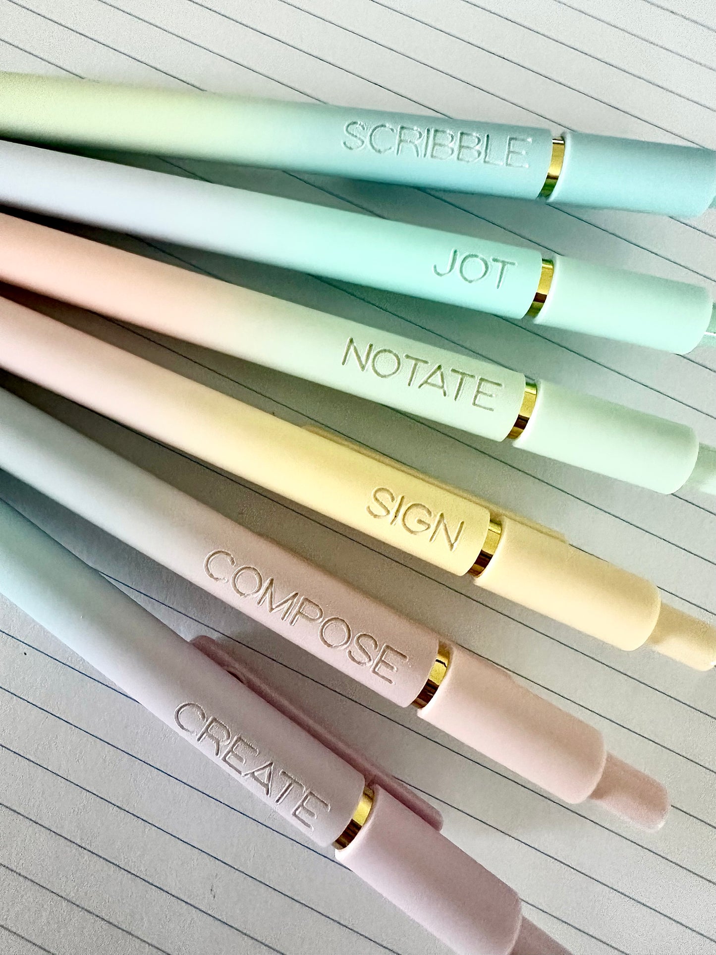 6-Pen Gift Set | Clever Ways to Write Soft Touch Gel Pens