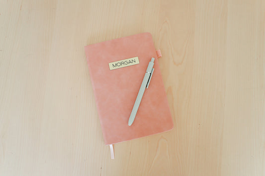 Custom Personalized A5 Vegan Leather Journal