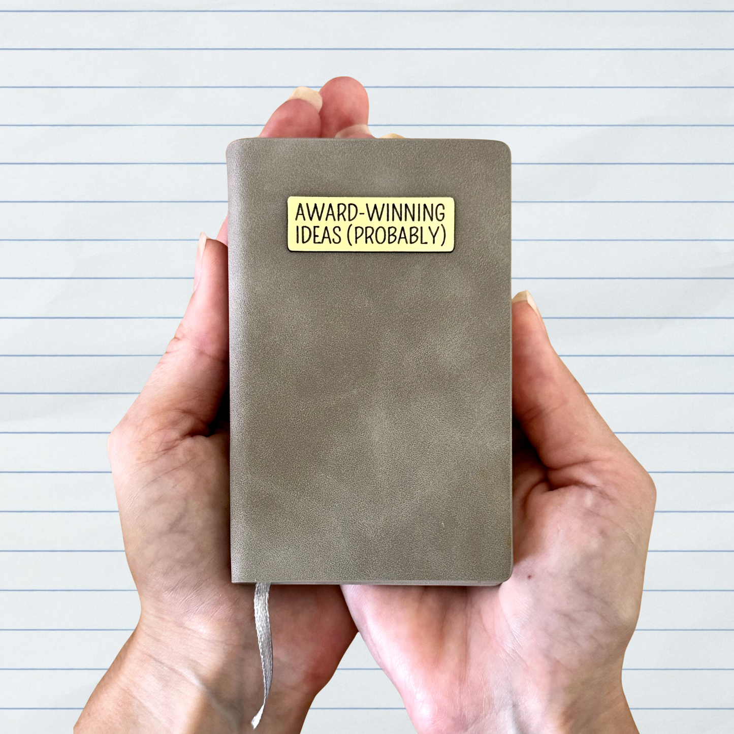 Mini Memos™️ Journal｜Award Winning Ideas (Probably) Small Faux Leather Pocket Notebook