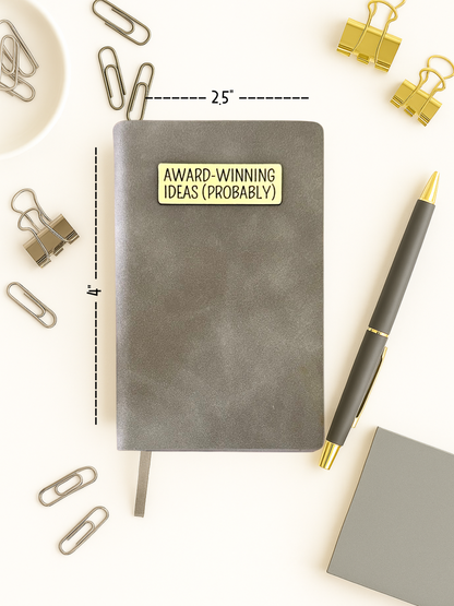 Mini Memos™️ Journal｜Award Winning Ideas (Probably) Small Faux Leather Pocket Notebook
