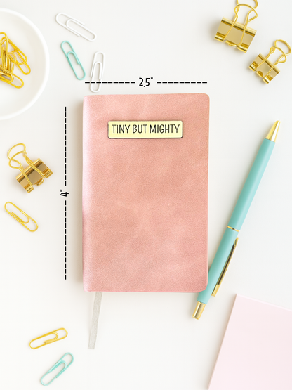 Mini Memos™️ Journal｜Tiny But Mighty Small Faux Leather Pocket Notebook