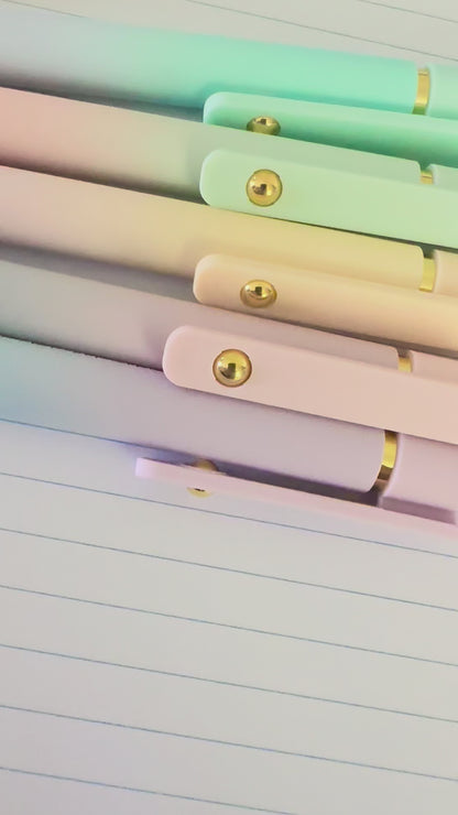6-Pen Gift Set | Unhinged But High-Functioning Soft-Touch Gel Pens